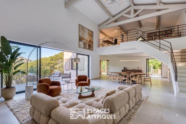 Maison contemporaine avec vue imprenable