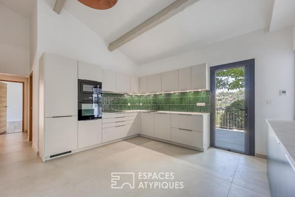 Maison contemporaine avec vue imprenable