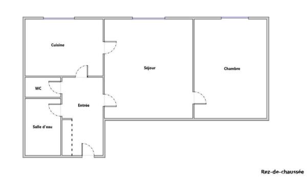 Appartement à vendre 2 pièces 39 m² Rennes
