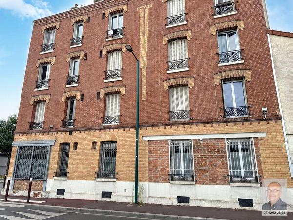 T1 non meublé – 22,10 m² – 1er étage – Gennevilliers RER C à 10 min.