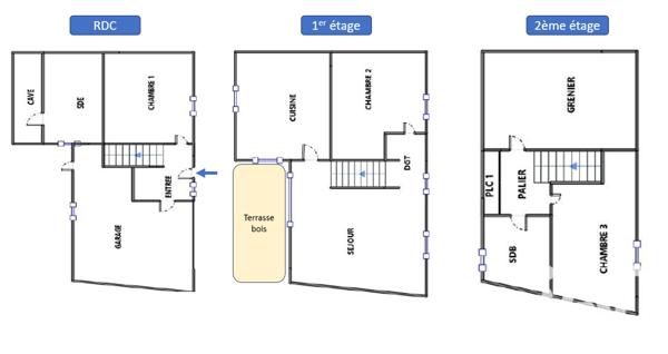 Maison à vendre 4 pièces 94 m² Rennes