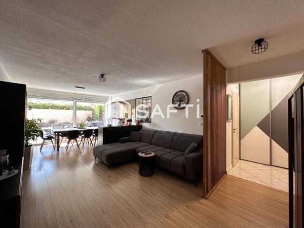 EXCLUSIVITÉ – KEMBS LOECHLÉ | Magnifique F4 en Rez-de-Jardin (94 m²) avec terrasse, garage et jardin sans vis-à-vis