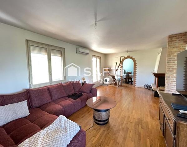 PAVILLON 105m² + VERANDA AVEC GRAND TERRAIN