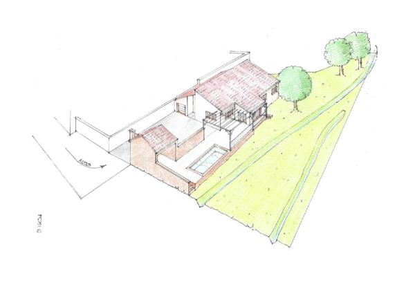 Terrain de 1 210 m²