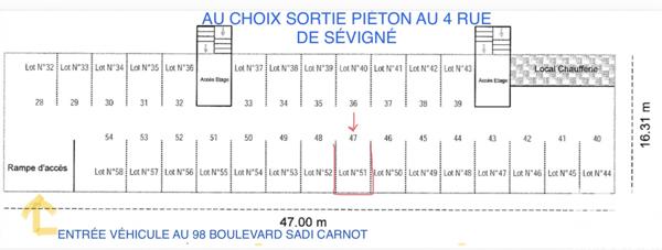 Parking à vendre 14 m² Le Cannet