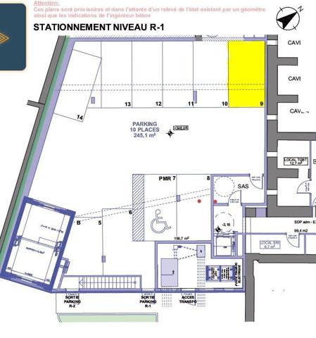 Parking à vendre 14 m² Grasse