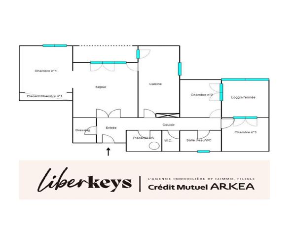 Appartement T4  agréable à vivre  de 80 m² proche de toutes commodités a Draguignan