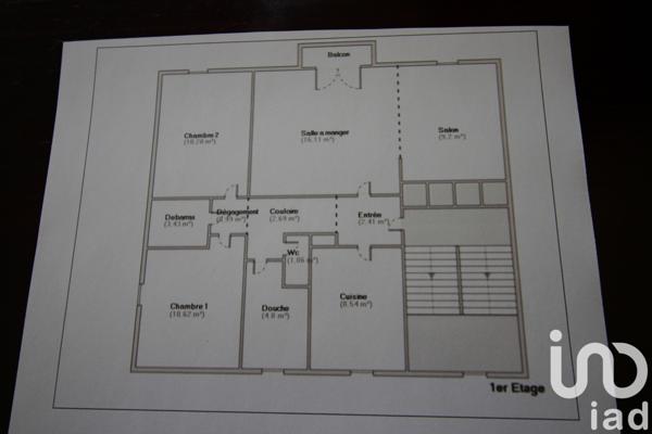 Appartement à vendre 4 pièces 70 m² Nevers