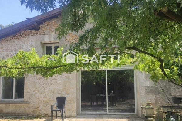 Charme, rénové, terrain arboré