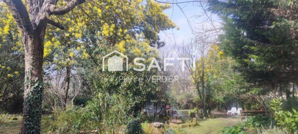 Charme, rénové, terrain arboré