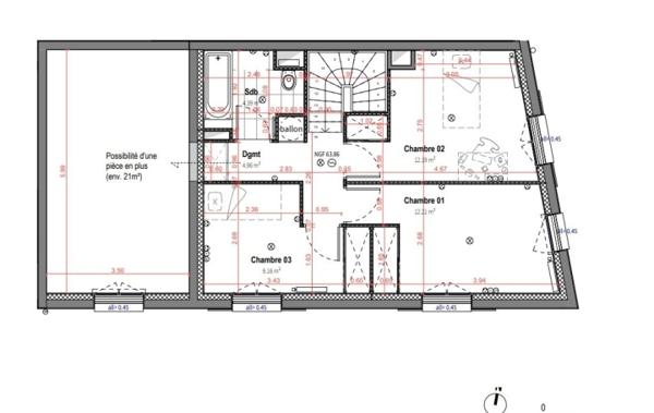 Vente Maison Maison 4P/5Pjardin - garage Vaujours