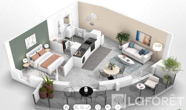 Achat appartement Menton - 2 pièce(s) - 52 m² - 340 000 €