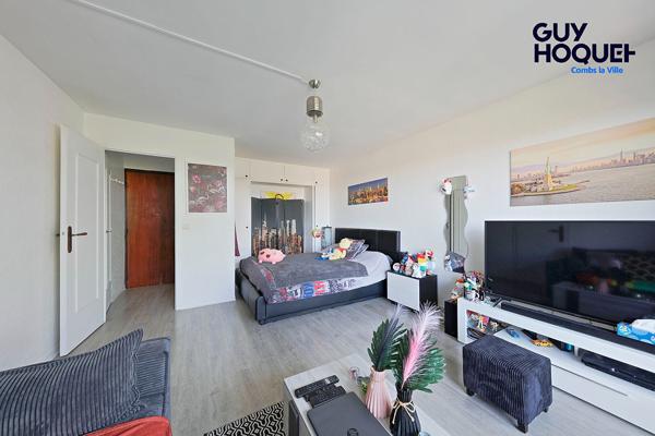 À vendre : studio à Combs-la-Ville avec terrasse, place de parking et cave