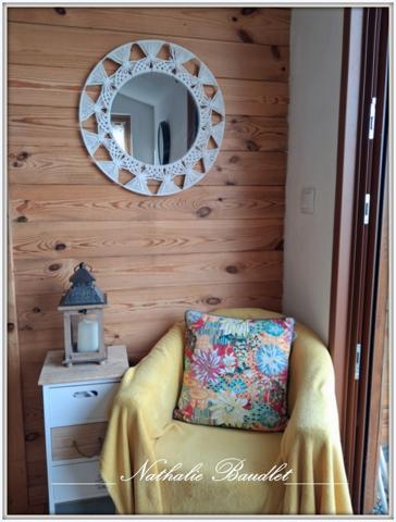 Saint-Symphorien (72240) Chalet en bois 3 pièces avec vue imprenable sur la campagne