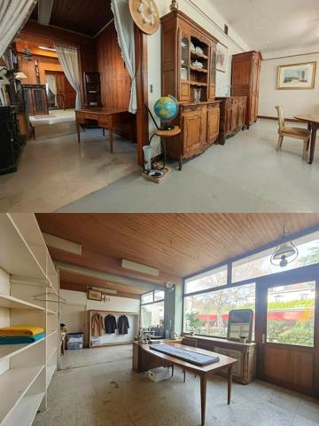 Ensemble immobilier composé de 4 appartements et 300 m² de murs commerciaux LIBRES + jardin