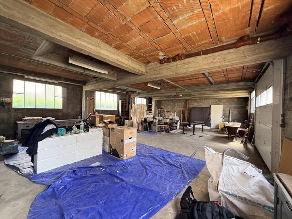 Maison avec garage/atelier de 110m²