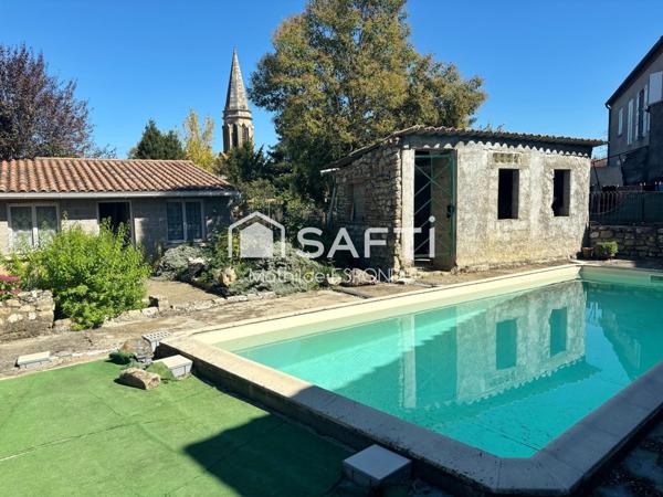 Maison de ville 145m² avec piscine et dépendance