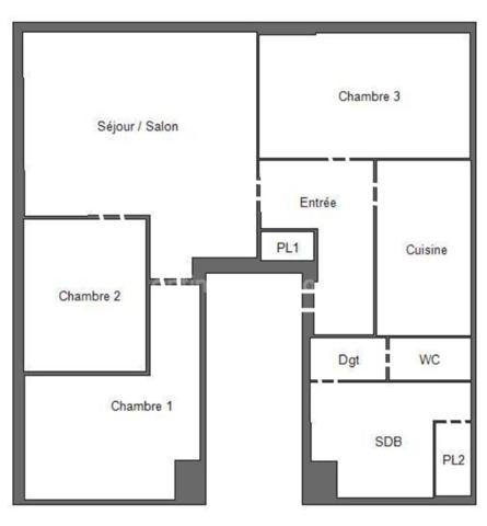 Ajustement de prix ! EXCLUSITÉ LE HAVRE A vendre Appartement avec trois chambres, cave et parking sécurisé !
