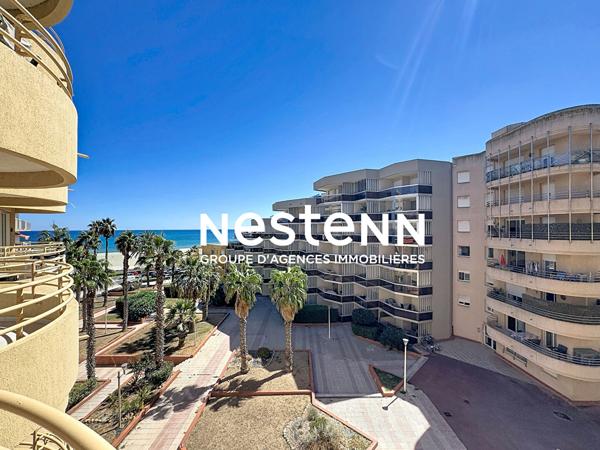 Appartement 3 pièces à vendre à Canet en Roussillon - Canet SUD, parking, vue mer.