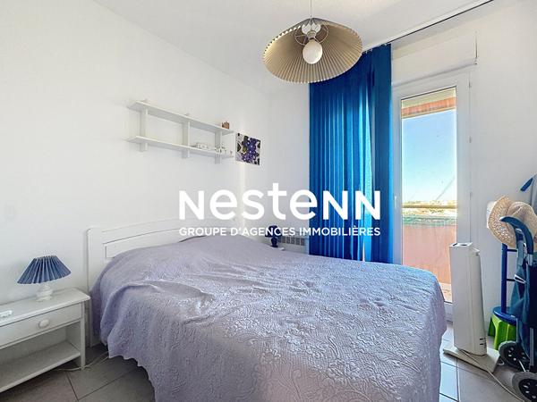 Appartement 3 pièces à vendre à Canet en Roussillon - Canet SUD, parking, vue mer.