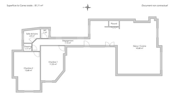 Appartement Paris 17e - GRANDES CARRIÈRES / RUE CAVALLOTTI