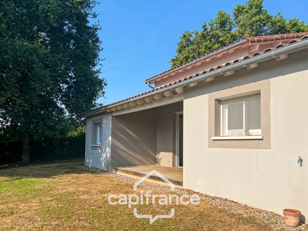 Maison récente 3 chambres avec suite parentale, garage et jardin de 841 m² aux portes d’Agen