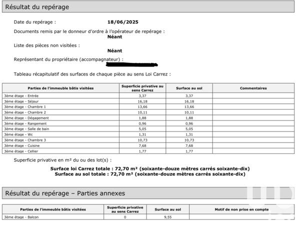 Appartement à vendre 4 pièces 73 m² Le Thillay
