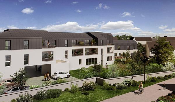 AppartT4 Angers les Justices Terrasse dernier étage expo sud sur jardin paysagé