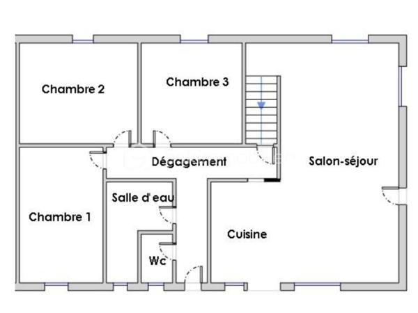 Maison de village de 125 m²