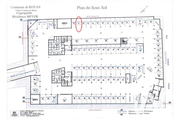 Parking à vendre 13 m² Royan