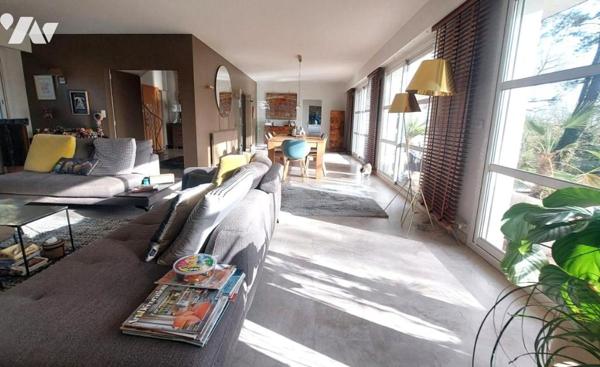 Nantes St Herblain, Val de Chézine, maison d'architecte 225 m², + sous-sol, vaste jardin