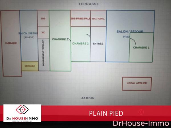 Maison à vendre 5 pièces de 110 m²