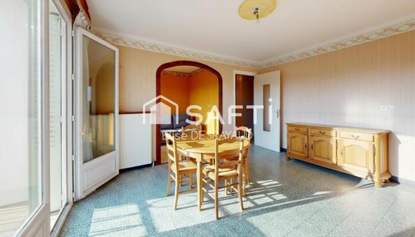 Maison des années 60 de 88m² habitable sur un terrain de 628 m² – À moderniser selon vos envies