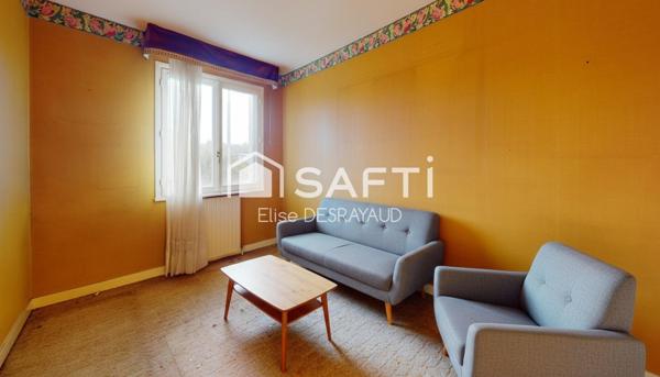 Maison des années 60 de 88m² habitable sur un terrain de 628 m² – À moderniser selon vos envies