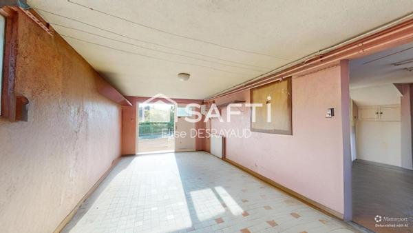 Maison des années 60 de 88m² habitable sur un terrain de 628 m² – À moderniser selon vos envies