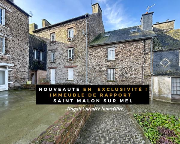 Saint-Malon-sur-Mel (35750) SAINT MALON SUR MEL - Spécial investisseur ! Immeuble de rapport .