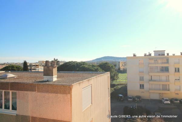 Balaruc-les-Bains (34540) T2 dernier étage avec ascenseur + cave au centre-ville de Balaruc-Les-Bains