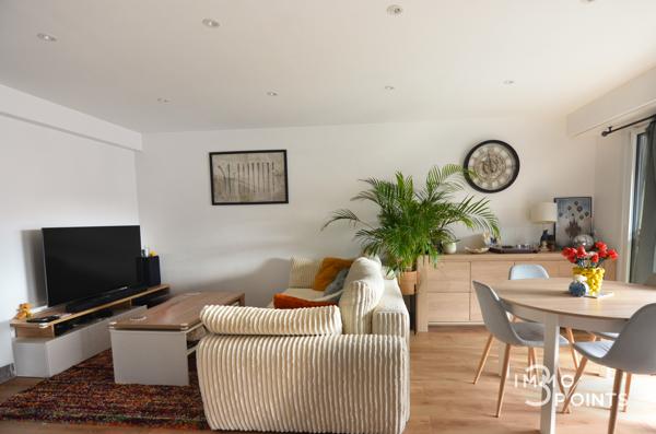 Appartement 3 pièces : 2 chambres 70m² : rénové