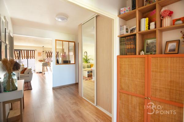 Appartement 3 pièces : 2 chambres 70m² : rénové
