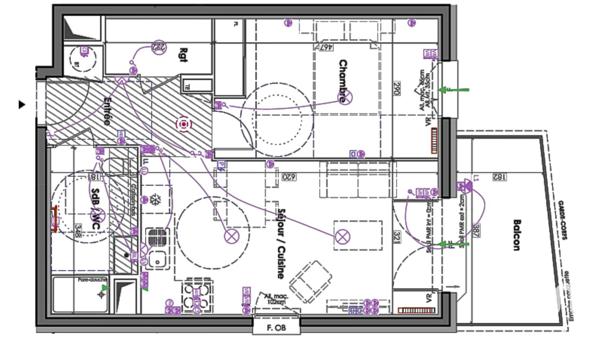 Appartement à vendre 2 pièces 47 m² Claix