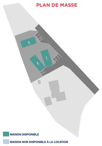 BAISSE DE PRIX !! A LOUER JOLIES VILLAS NEUVES T4 OU T5 EN DUPLEX A VERNOU PETIT BOURG