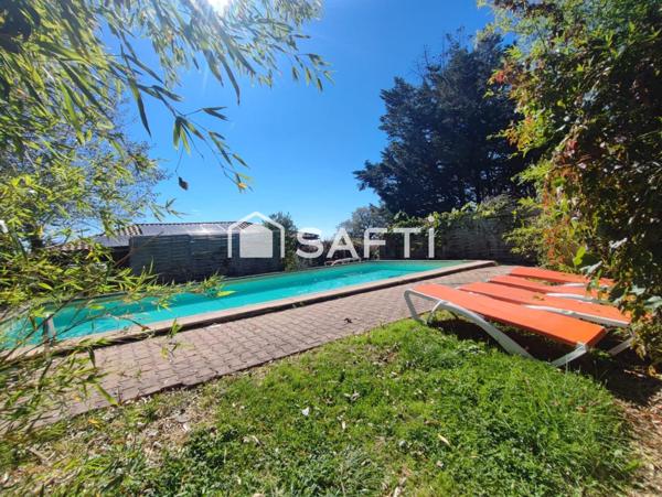 Longère pour location saisonnière, 8 chambres, piscine