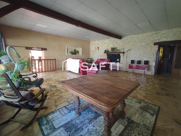 Longère pour location saisonnière, 8 chambres, piscine