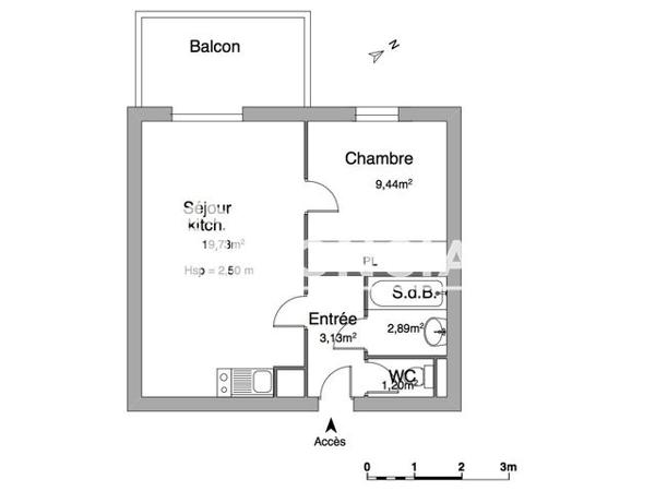 Location Appartement 2 pièces 36.39 m² - 482 ROUTE DE BESSIERES Buzet Sur Tarn 31660
