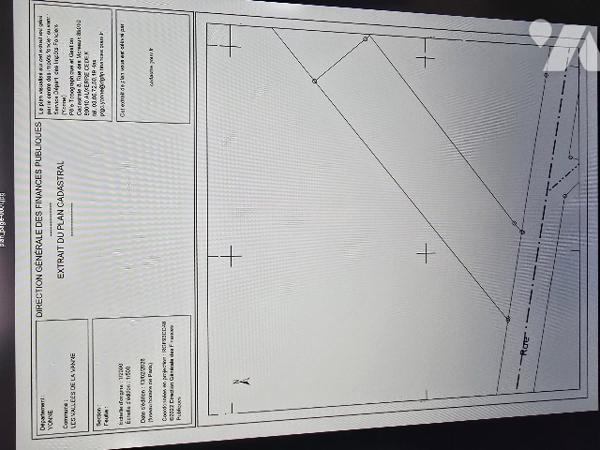 LES VALLEES DE LA VANNE (89320) un terrain constructible de 1340 m²