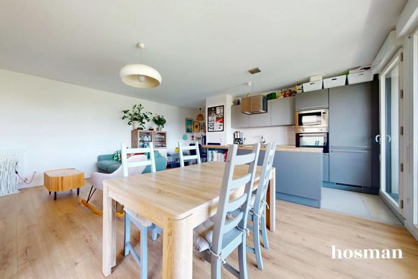 Appartement 3 pièces de 68,5 m² avec balcon de 13 m² et parking - Vue dégagée - Rue Armand Numès, Asnières-sur-Seine