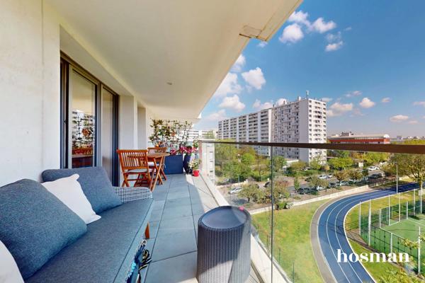 Appartement 3 pièces de 68,5 m² avec balcon de 13 m² et parking - Vue dégagée - Rue Armand Numès, Asnières-sur-Seine