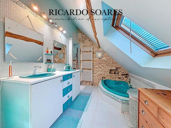 LIANCOURT 60140 - MAISON DE CARACTÈRE 197m2 / 4 CHAMBRES / DEPENDANCE HABITABLE / SOUS-SOL TOTAL / JARDIN 770m2