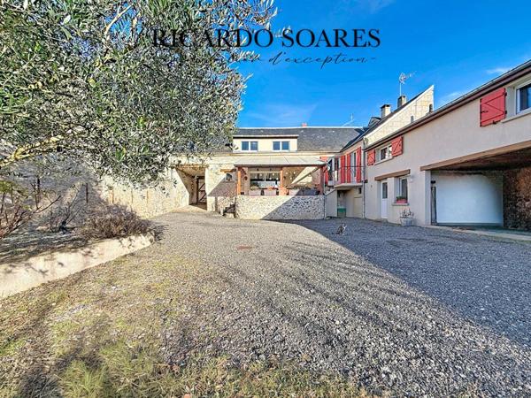 LIANCOURT 60140 - MAISON DE CARACTÈRE 197m2 / 4 CHAMBRES / DEPENDANCE HABITABLE / SOUS-SOL TOTAL / JARDIN 770m2