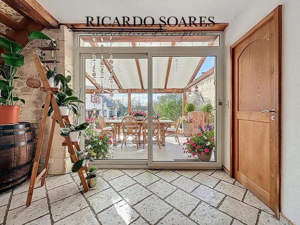 LIANCOURT 60140 - MAISON DE CARACTÈRE 197m2 / 4 CHAMBRES / DEPENDANCE HABITABLE / SOUS-SOL TOTAL / JARDIN 770m2